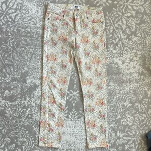 PAIGE denim Light Floral Print Size 29